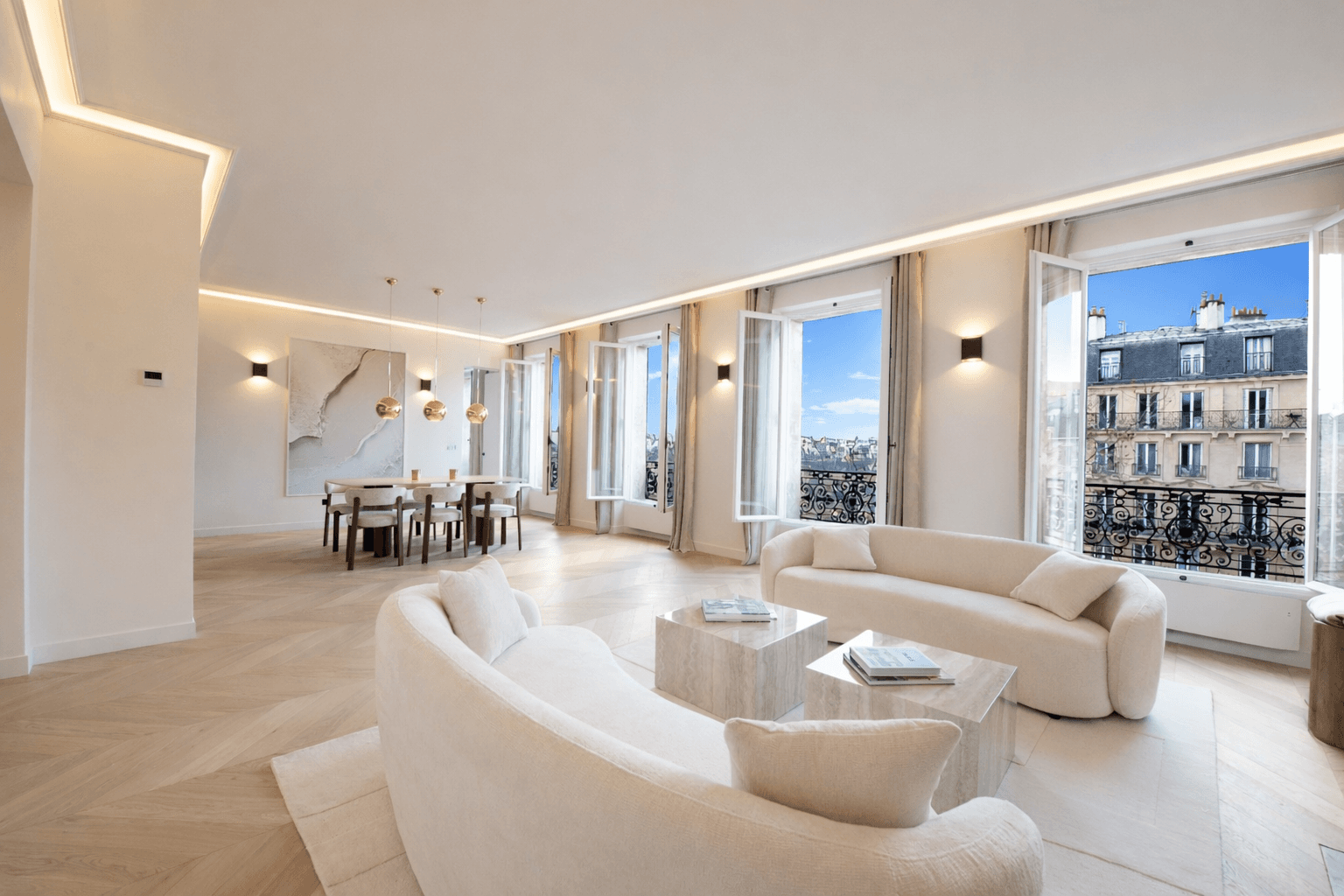 Avenue Bosquet - 121 m² - Vue Tour Eiffel - Rénové architecte